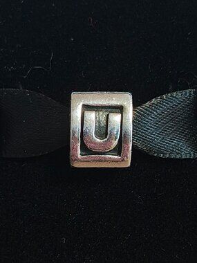 Authentic Pandora Retired Letter U Alphabet Charm – 790323U